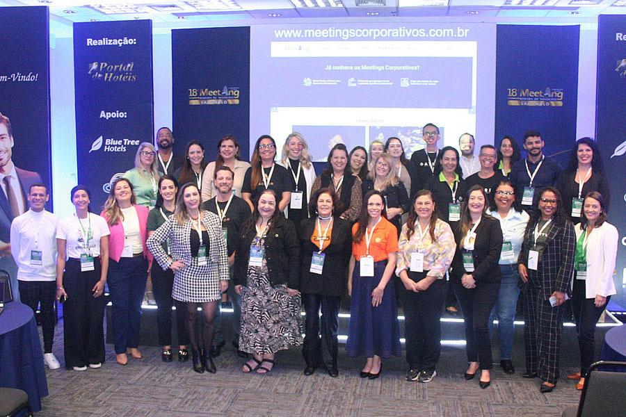 Expositores da 18ª edição do Meeting Corporativo em São Paulo;