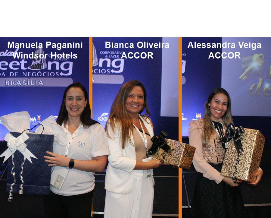 O sorteio de prêmios, agraciou tanto expositores...