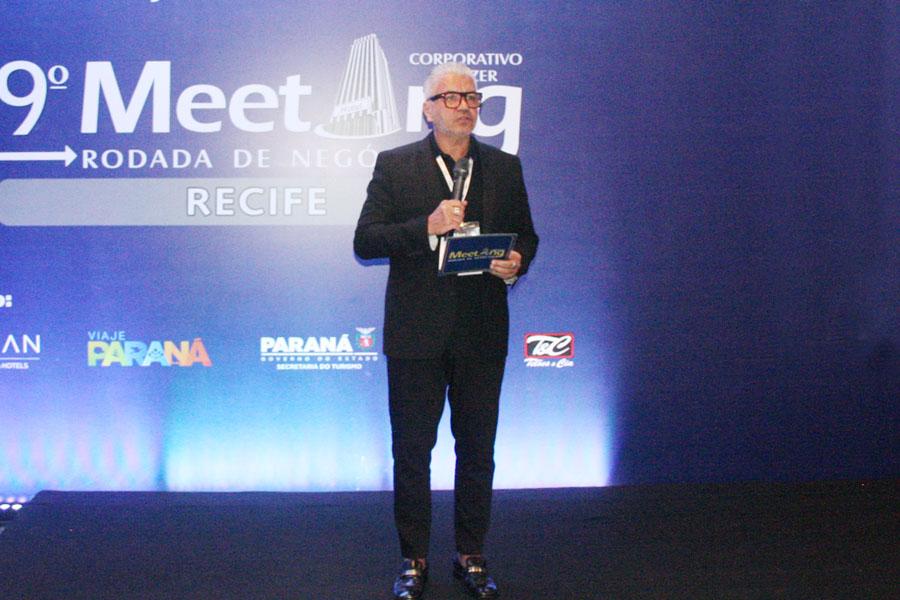 Carlos Nascimento, na abertura do Evento.