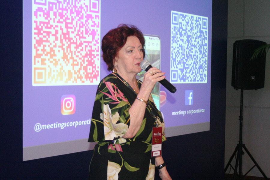 Elza Wolcoff - jornalista e idealizadora dos Meetings Corporativos.