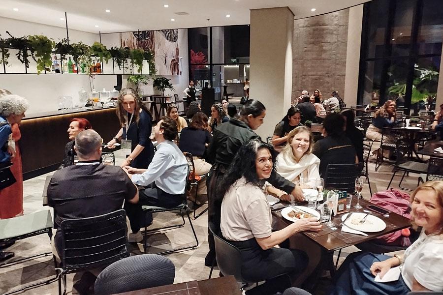 Ao final um Jantar, regado a espumante encerrou mais um evento de sucesso.