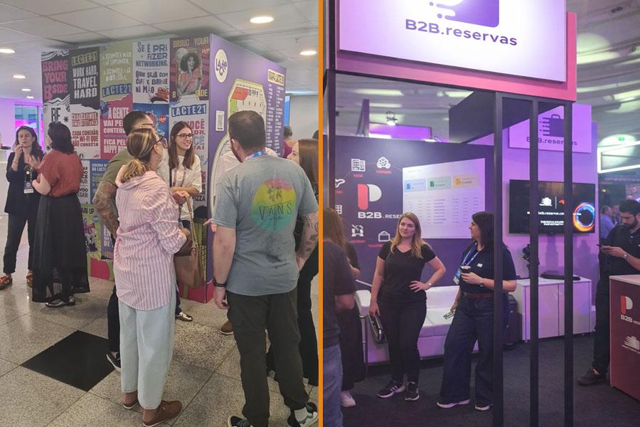 Flagrante dos corredores do Evento.