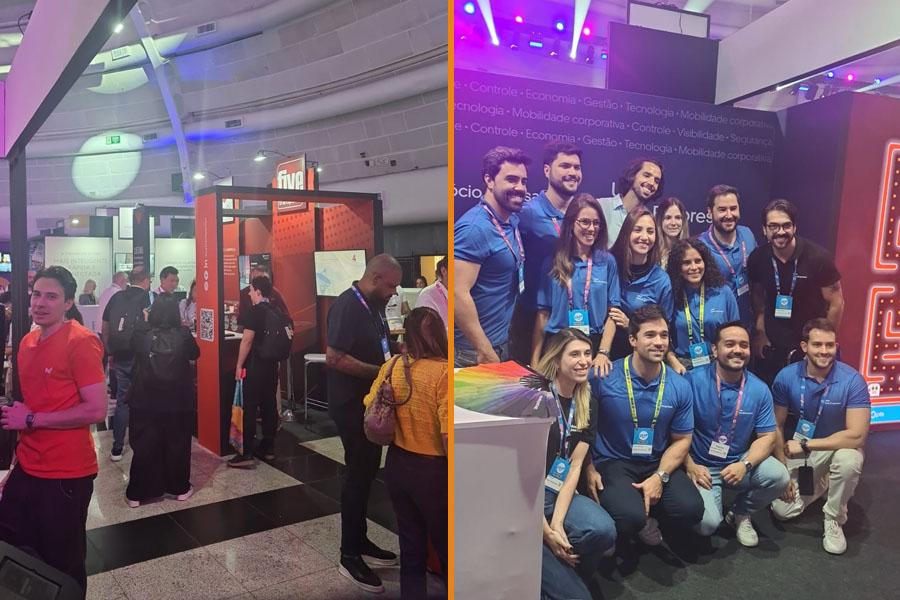 Flagrante dos corredores do Evento.