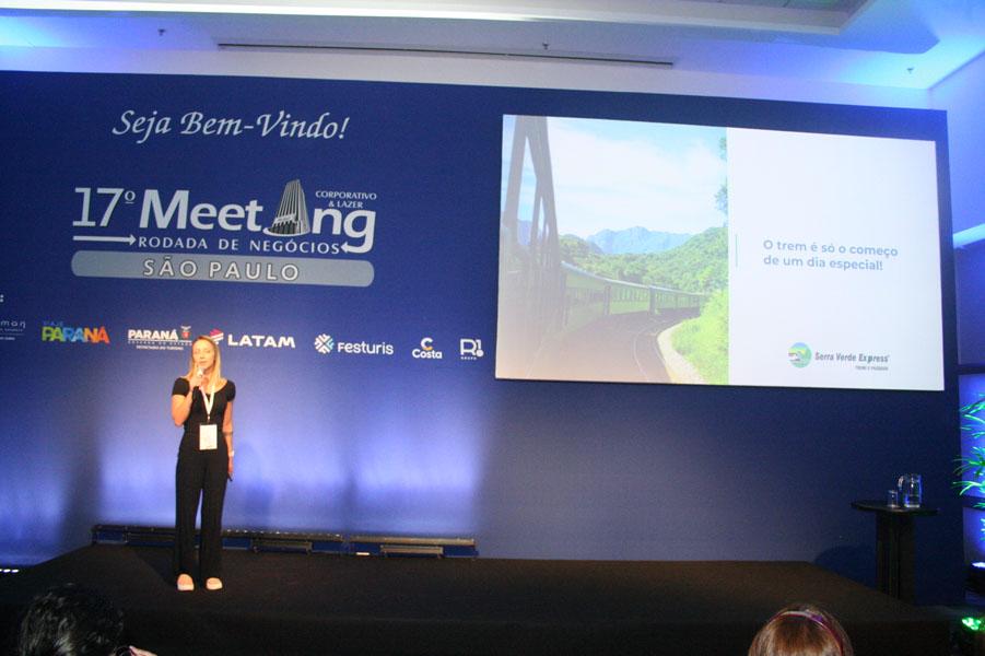 Logo após Vanessa Velloso, da Serra Verde Express, falou um pouco sobre eventos abordo de um trem;