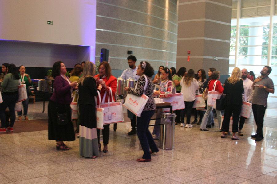 Welcome Coffee, com os participantes;