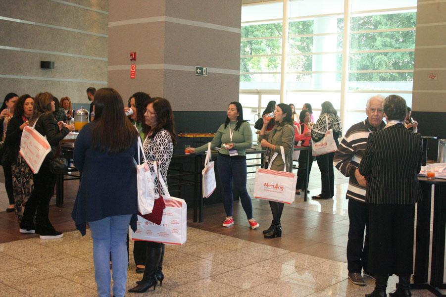 Welcome Coffee, com os participantes;