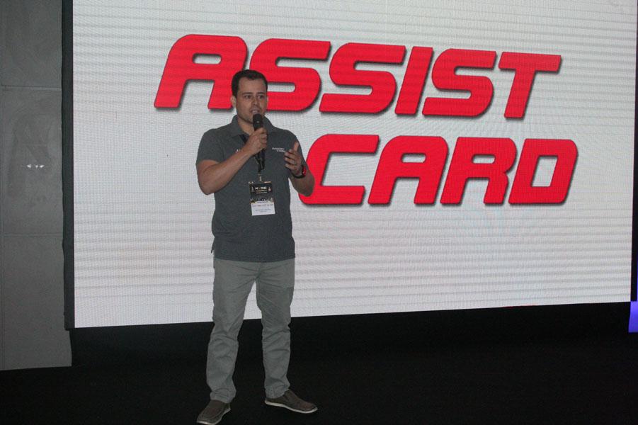 Henrique Araújo, da Assist Card, explanou sobre os produtos corporativos que a empresa disponibiliza no mercado.