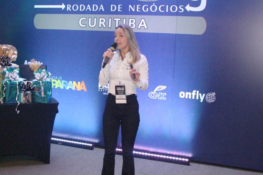 Vanessa Vieira, da Serra Verde Express, explanou como evento em trem é uma experiência inesquecível.
