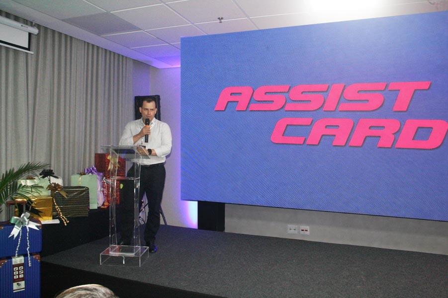Henrique Araújo, da Assist Card, explanou sobre os produtos corporativos que a empresa disponibiliza no mercado.