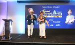 Elza Wolcoff e Carlos Nascimento, na abertura do Evento, em Brasilia.